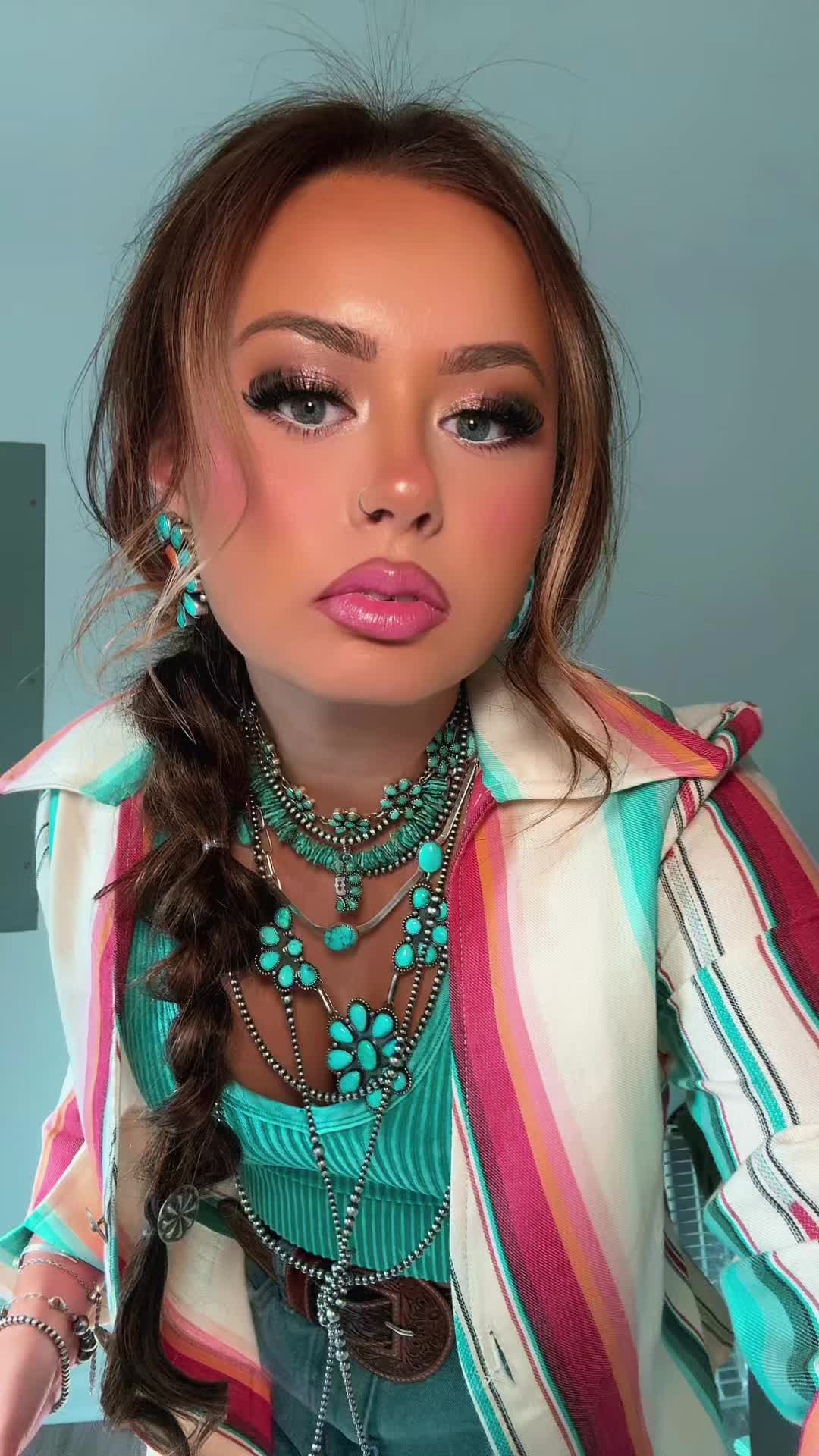 TikTok post by @delaneysawyers for Dani Morgans. Caption reads: All the details🩵: @Iz and Oak (code DELANEY15....