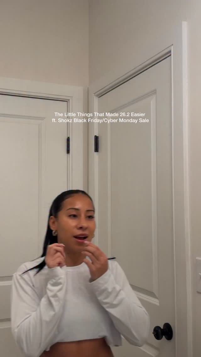 Instagram post by @juanafitt for Shokz. Caption reads: There’s so much that already goes into training....