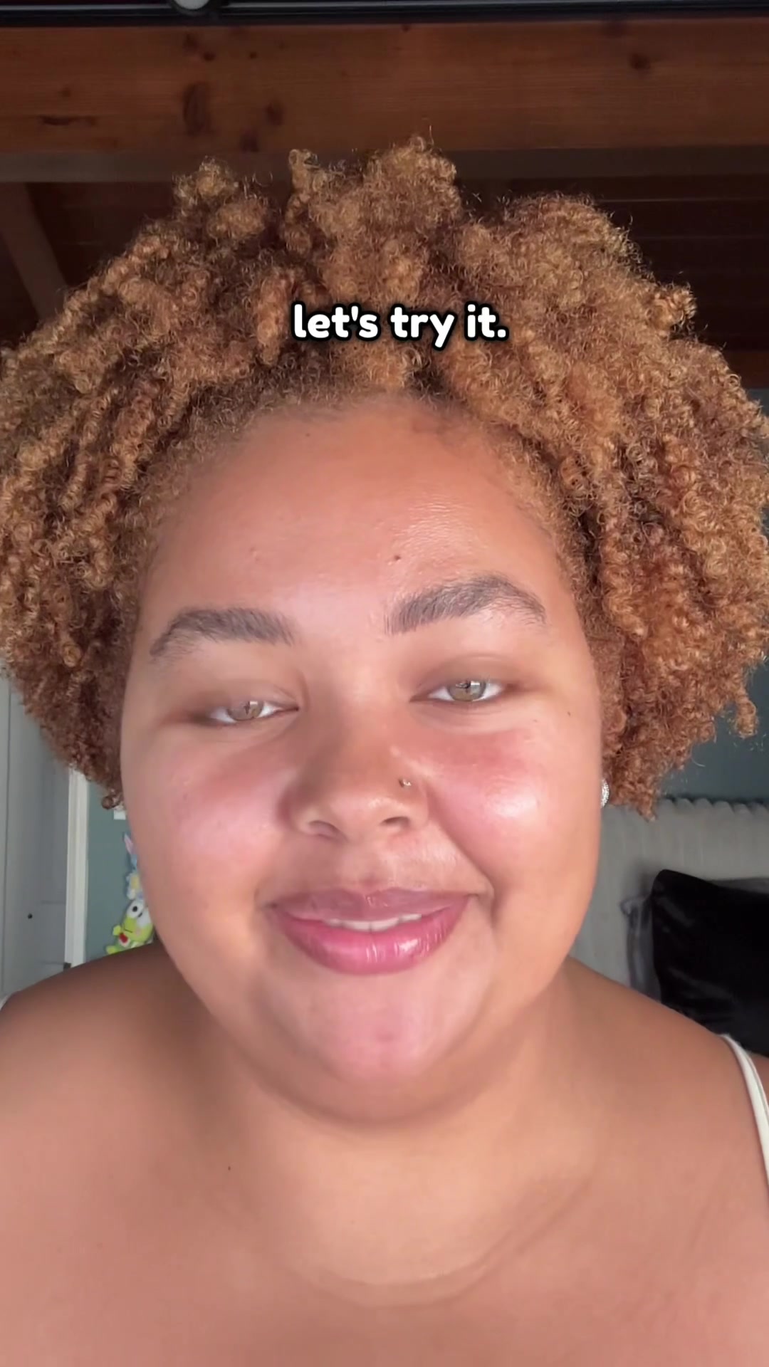 TikTok post by @taelerwatson for LIVE TINTED. Caption reads: i don’t know how to wear makeup but… y’all said....