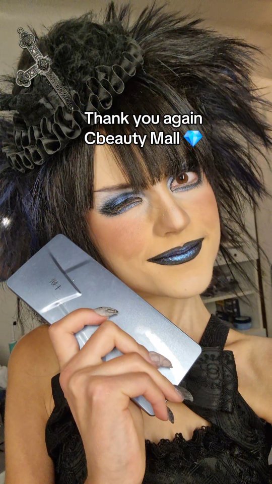 Instagram post by @adi.hoseki for CbeautyMall. Caption reads: Starcore Icy Blue vibes 💎✨ Thanks to....