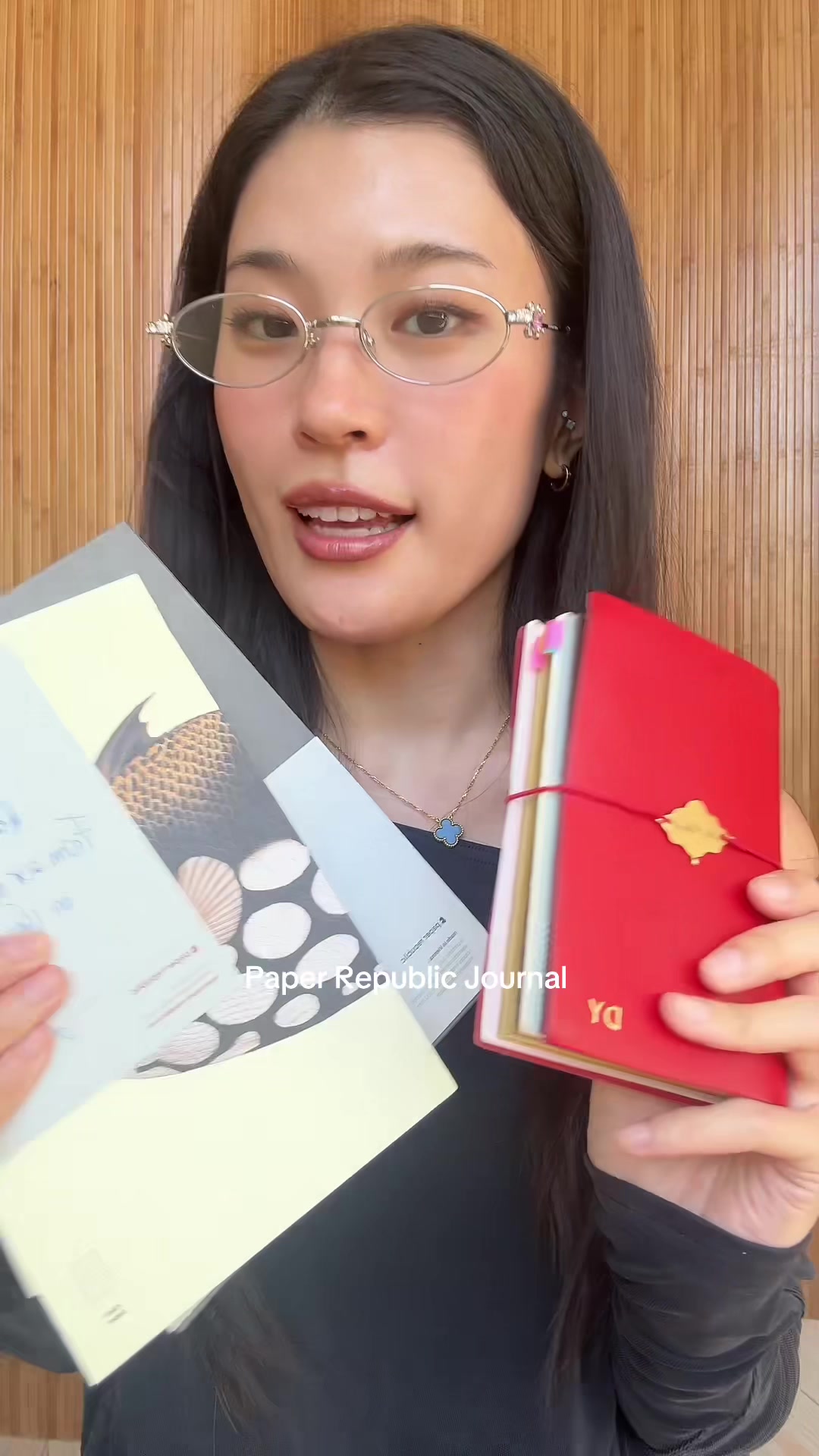 TikTok post by @donatsuyang for paper republic. Caption reads: My favorites journals from @paper republic  Code:....