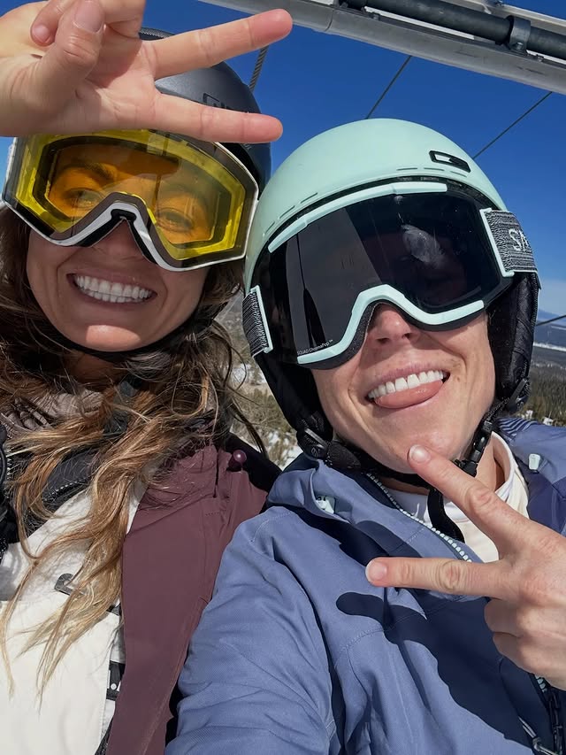 Instagram post by @kelleyohara for Ikon Pass. Caption reads: Making up for lost time thanks to @ikonpass....