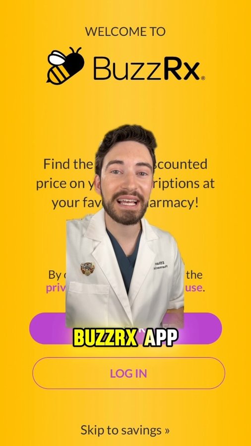 Instagram post by an influencer for BuzzRx. Caption reads: #Ad BuzzRx is a great resource to help you [...].