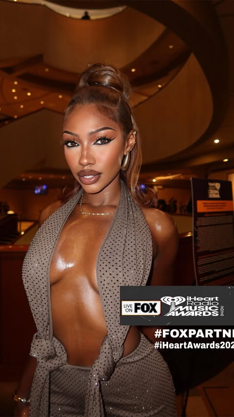 Instagram post by @imani.ayan for iHeartRadio. Caption reads: [...] ❣️ Thank you for having me FOX &....