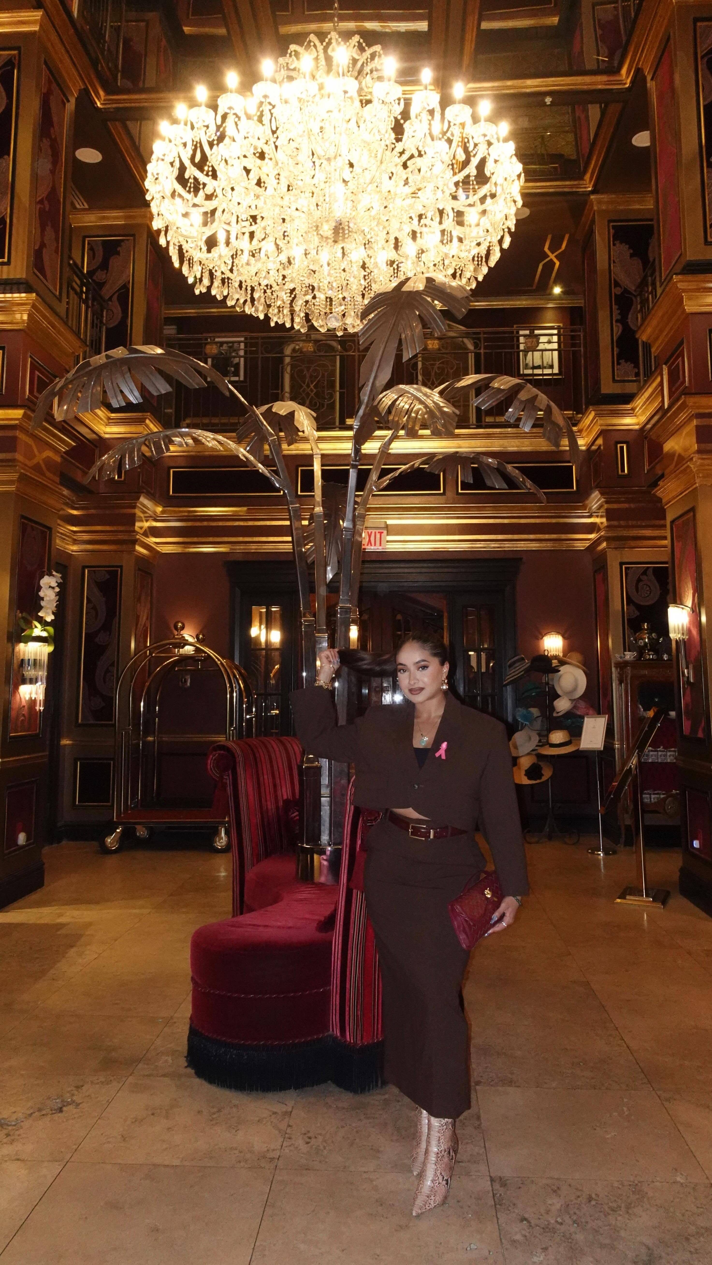 Instagram post by @allurebyhamsha for Peace Out Skincare. Caption reads: I restocked on some of my fave products from....