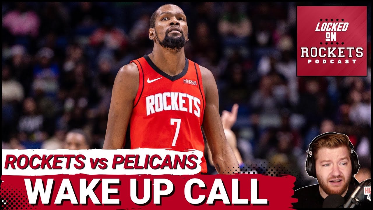 YouTube post by @LockedOnRockets for Robinhood. Caption reads: Houston Rockets EMBARASSED In Meltdown Vs....