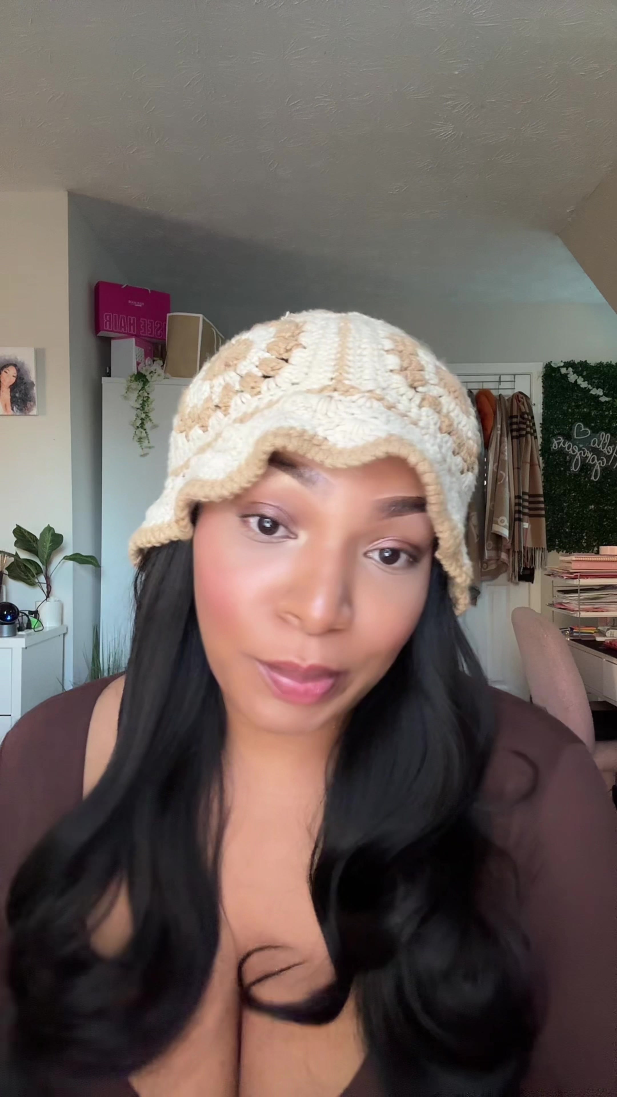 TikTok post by @tiffany_theceo for Happy V. Caption reads: [...] chlorophyll stays in my routine. @My Happy V....