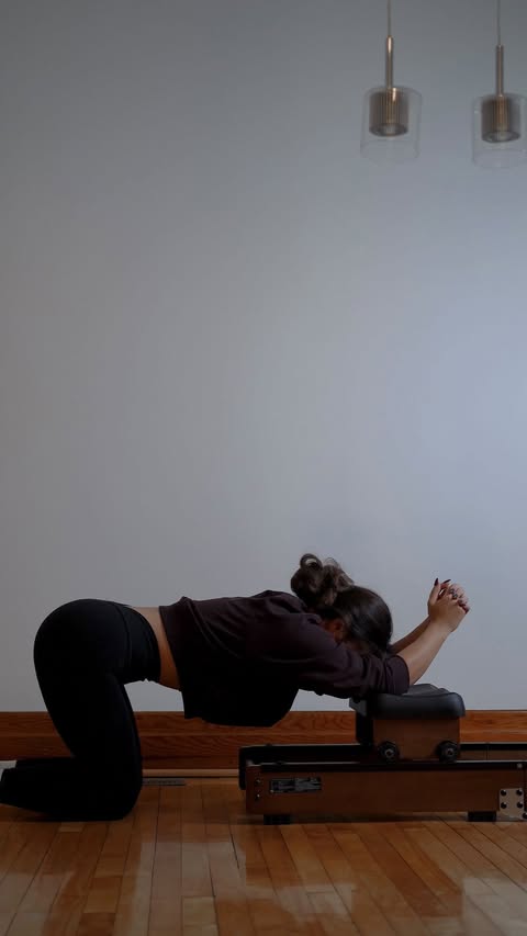 Instagram post by @vickyplamenova for WalkingPad. Caption reads: #ad | the rower is staying 😏 perfect home gym....