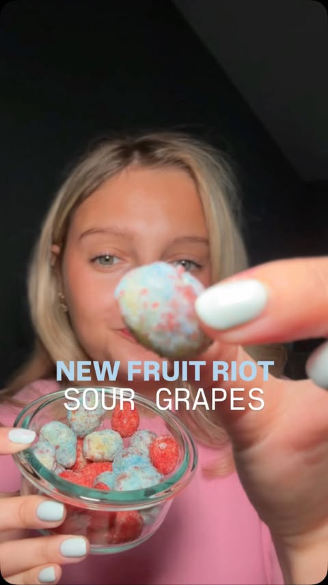 Instagram post by @abigailkahn_ for Fruit Riot. Caption reads: @fruitriot really knows how to make a PR box [...].