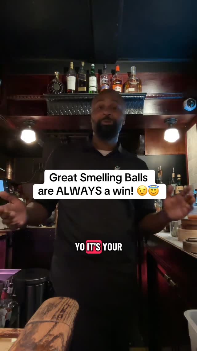 Instagram post by @roberteyarber for Derm Dude. Caption reads: Whether your inside or outside, musty balls are....