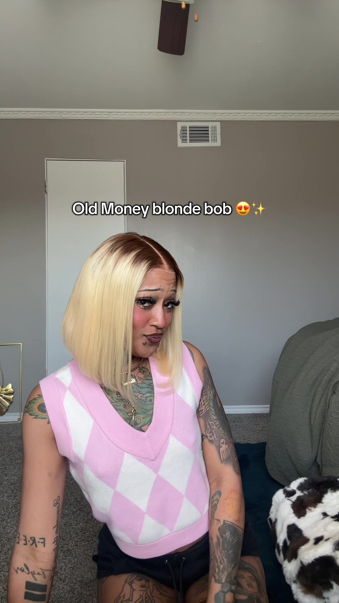 TikTok post by @thesundaye for Wiggins Hair. Caption reads: Hair from: @Wiggins Hair Store  TAPDACART....