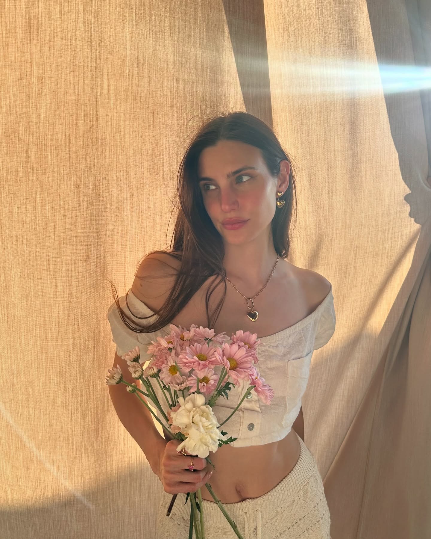 Instagram post by @macabeso for TOUS. Caption reads: 🌸💖 valentines is coming 💌💌💌

@tousjewelry....