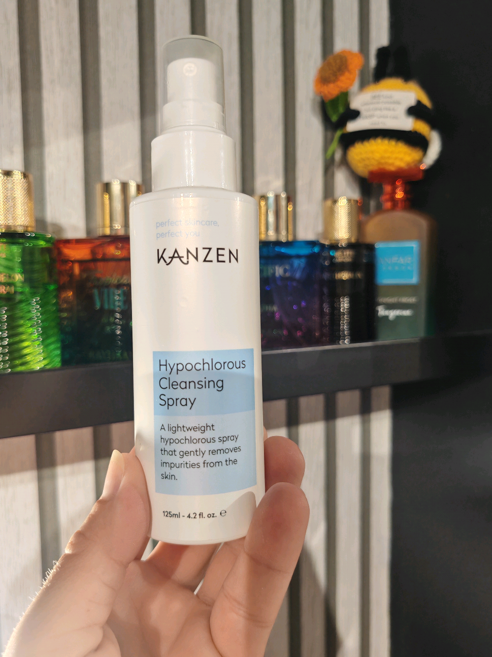 TikTok post by @rossbarron1 for Kanzen Skincare. Caption reads: @Kanzen Skincare coming through with the....