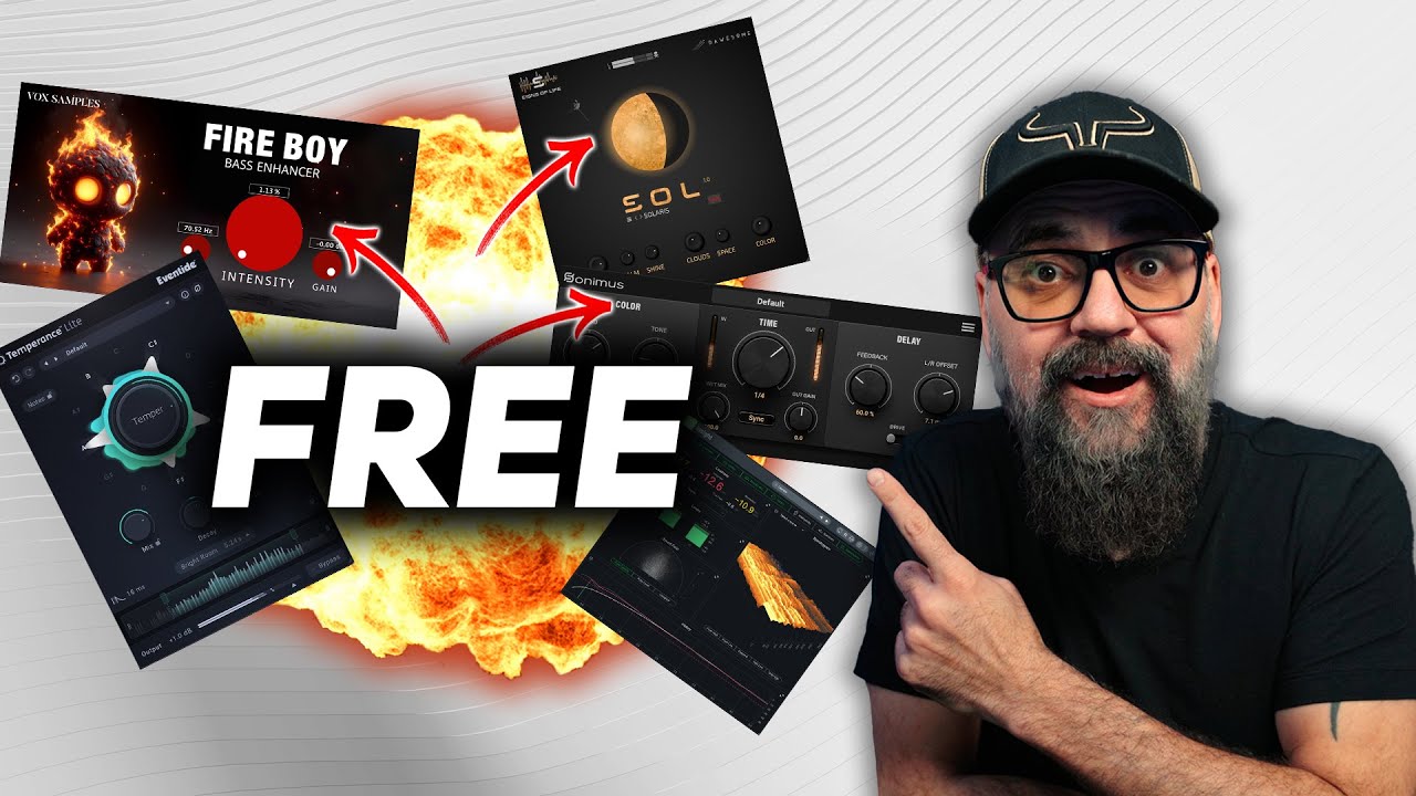 YouTube post by @mixdownonline for Audeze. Caption reads: Mixing Plugins That Shouldn’t Be FREE.