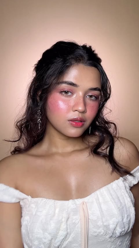 Instagram post by @thebebygirl_ for Daily Life Forever 52. Caption reads: Angel skin & rosy cheeks ☁️🪽✨ all with just one....