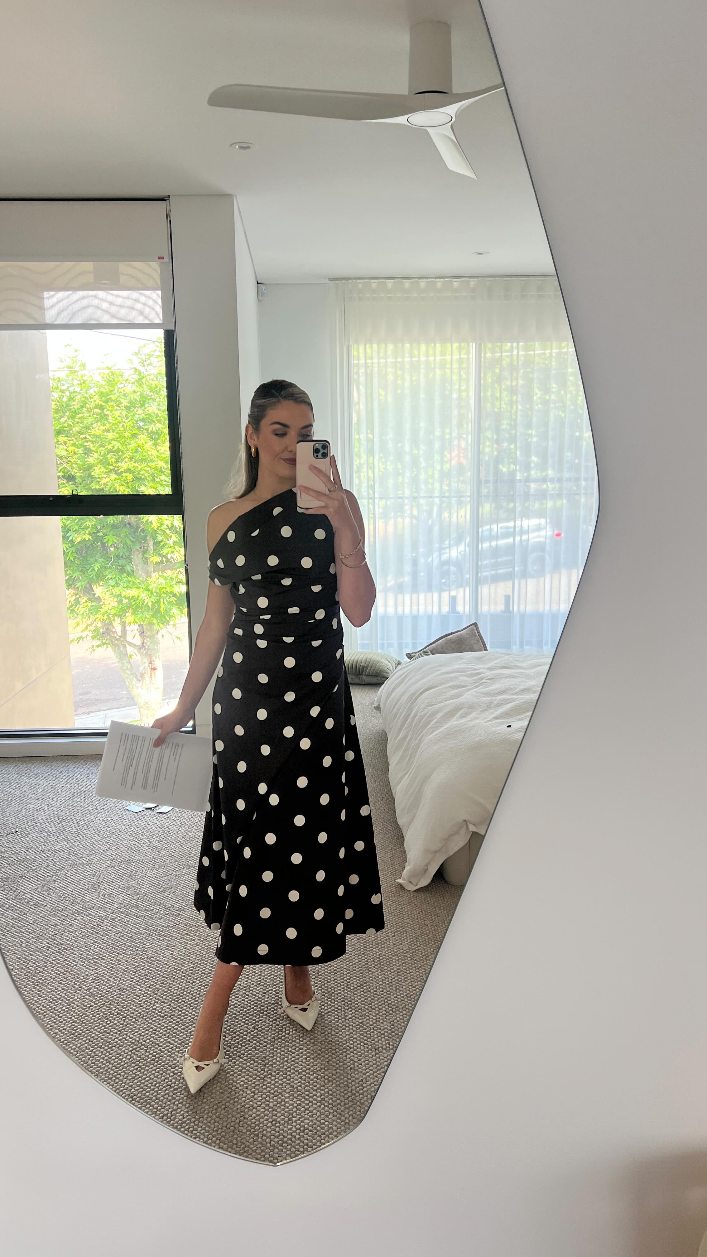 Instagram post by @sophie.tieman for Witchery. Caption reads: Today was amazing🥹 GRWM for an incredible MC....