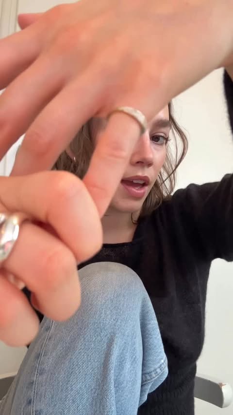 Instagram post by @graymatsen for Mejuri. Caption reads: @mejuri is having their biggest sale of the [...].