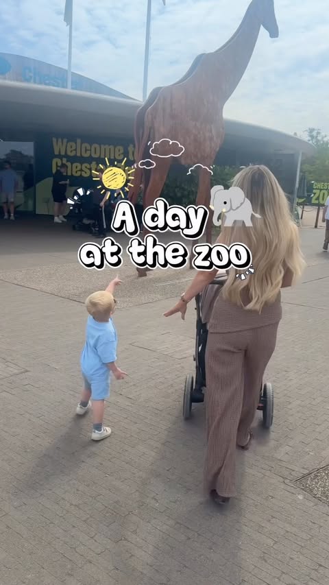 Instagram post by @made_it_our_home for Chester Zoo. Caption reads: [...] animals and making memories at @ChesterZoo....