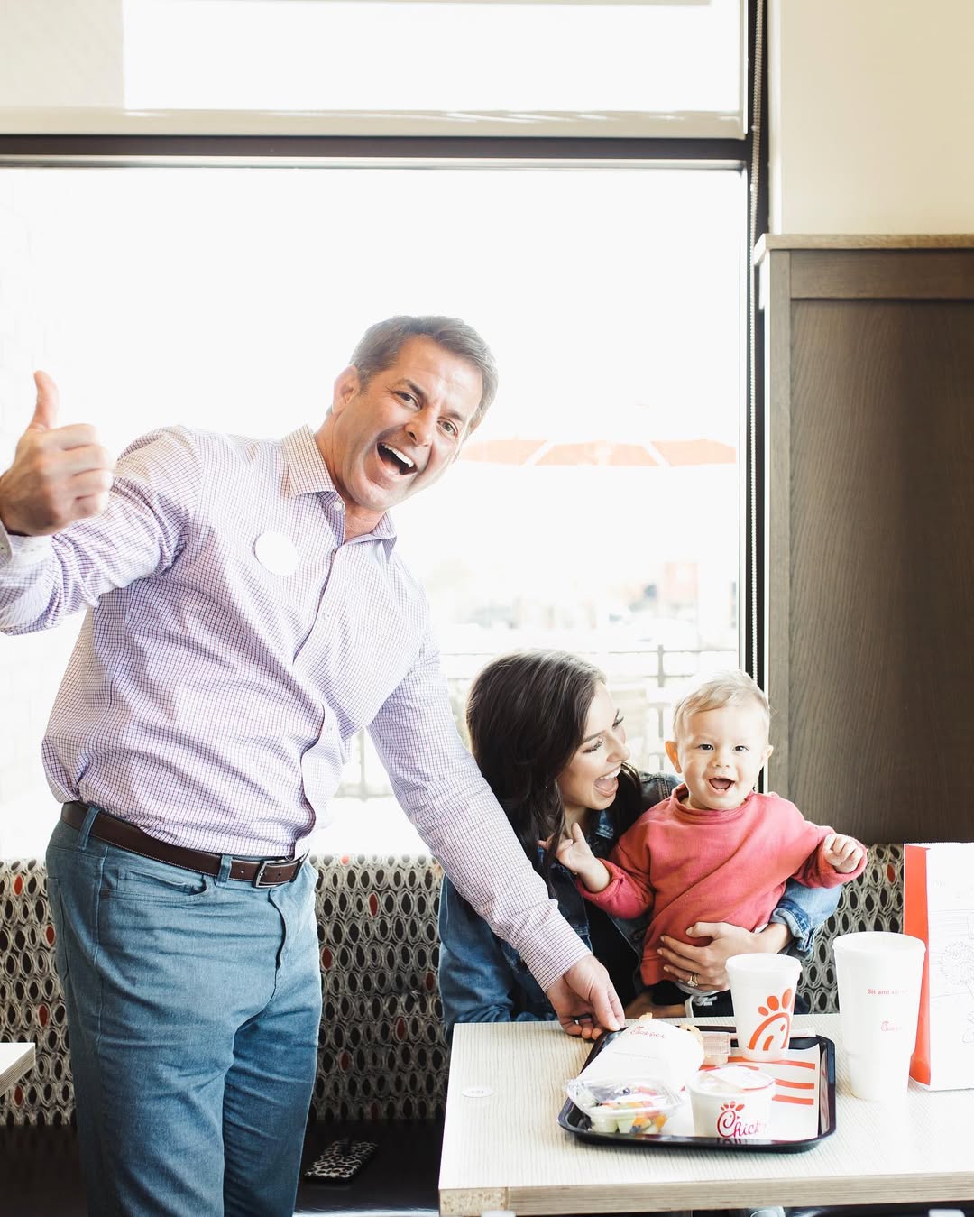 Instagram post by @ashleyterk for Chick-fil-a. Caption reads: You all know my love and absolute obsession with....