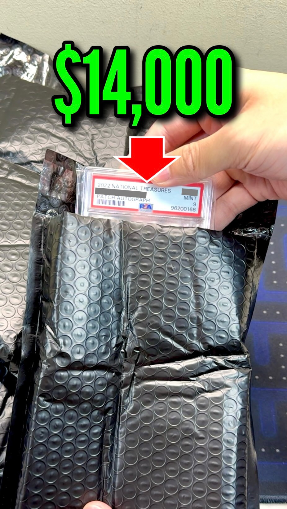 Instagram post by @packmancards for Panini America. Caption reads: We’re back with a special unboxing! I bought a....