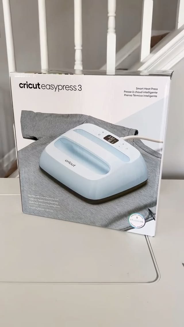 Instagram post by @createwithdesi for Create Room. Caption reads: [...] brought to you by @cricut #easypress3....