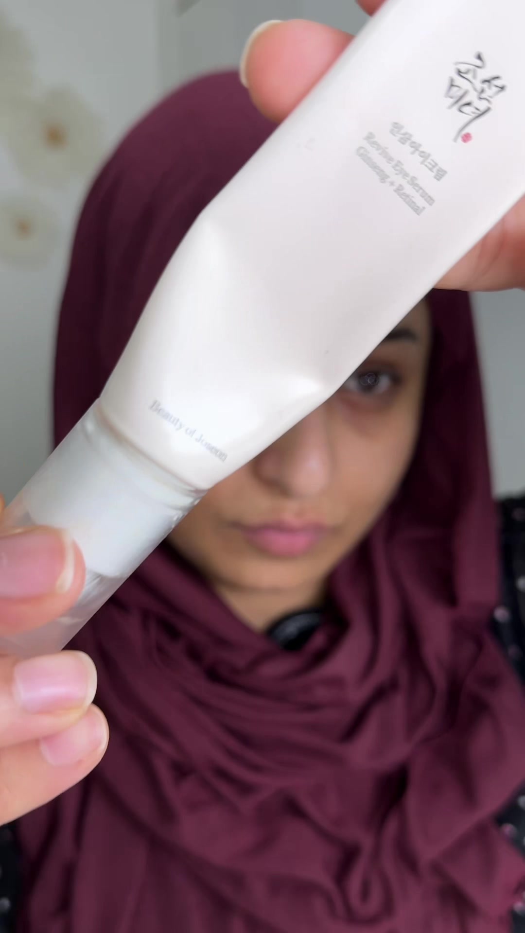 TikTok post by @anharbeauty for Beauty Of Joseon. Caption reads: [...]  و التجاعيد تحت العين  الشركة:  @Beauty of....