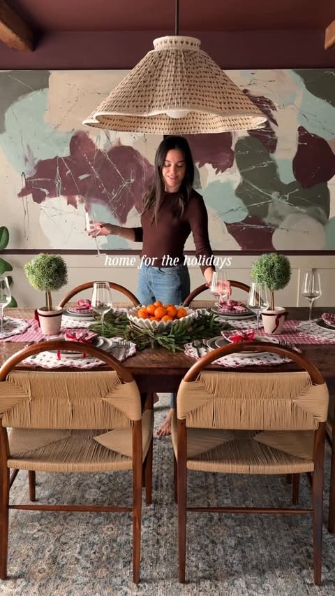 Instagram post by @marylauren for The Company Store. Caption reads: Comment “Holiday” for the link to everything! I....