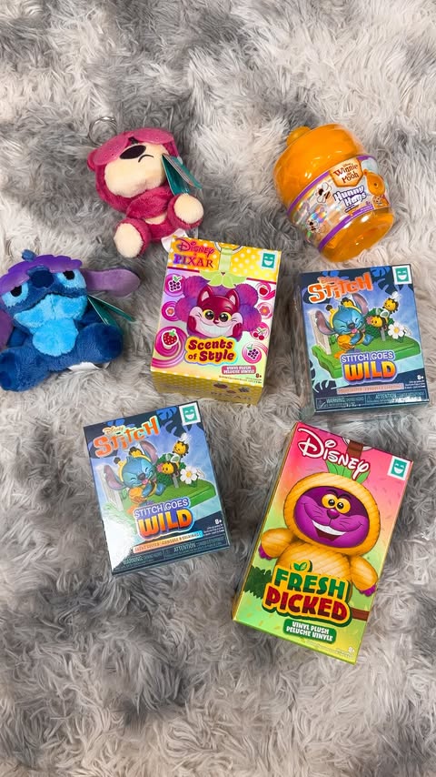Instagram post by @pincessshannon for Just Play. Caption reads: The happiest kind of haul is blind boxes! 😍✨ #ad....