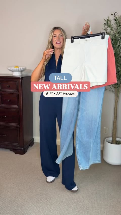 Instagram post by @tallmomfinds for SPANX. Caption reads: [...] #easyoutfitideas #elevatedcasual....