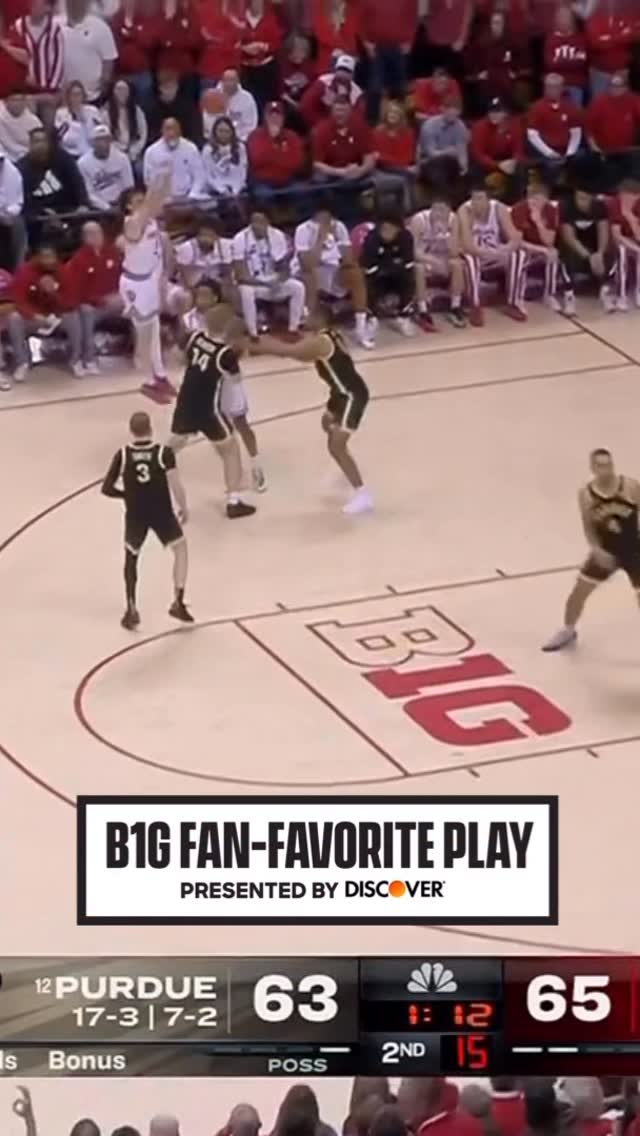 Instagram post by @b1gmbb for Discover. Caption reads: [...] Purdue brought SSAH to its feet 🙌 📍....