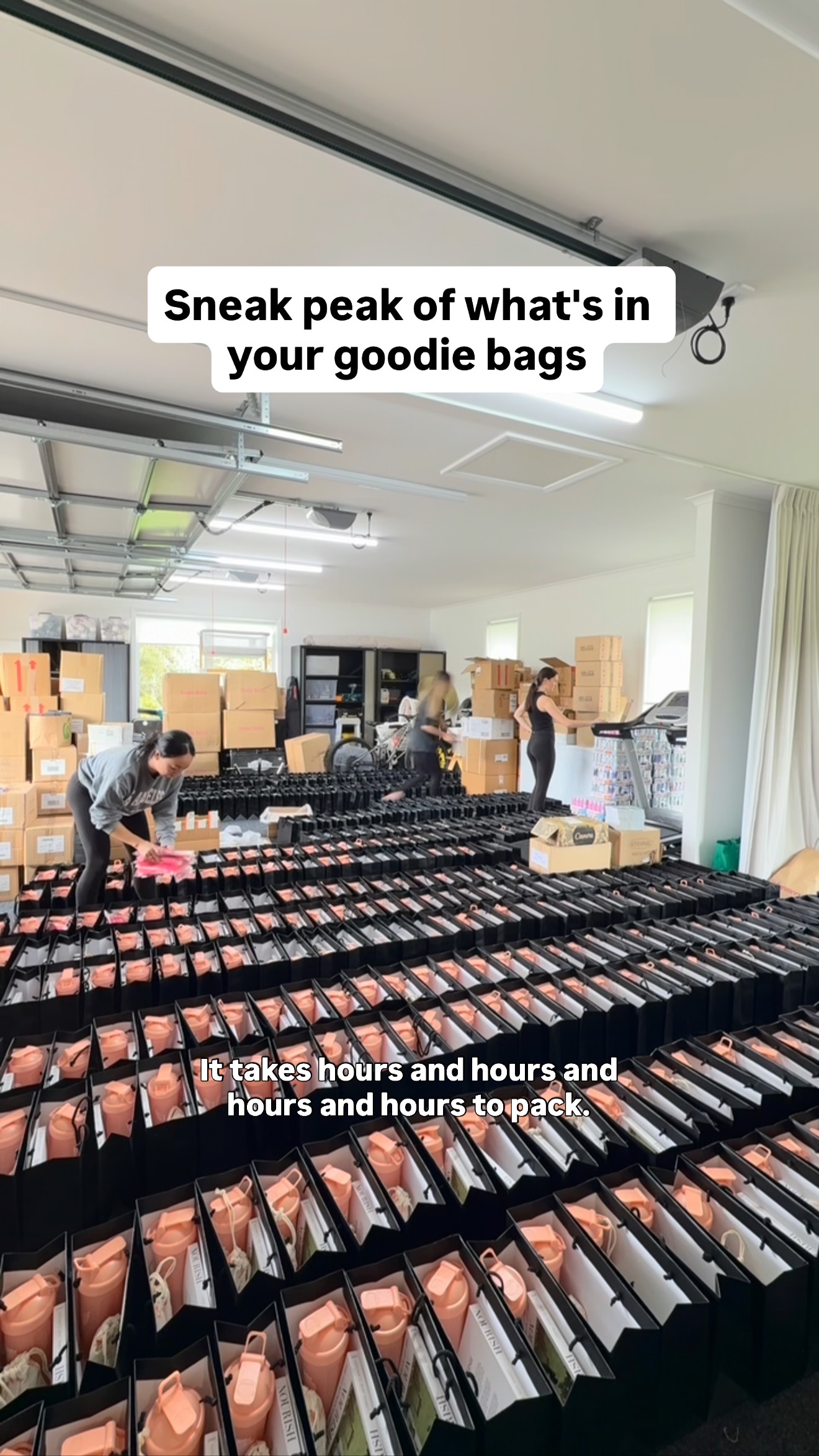 Instagram post by @girlsinbusiness_official for Instax. Caption reads: Little sneak peak in our @girlsinbusiness_official....