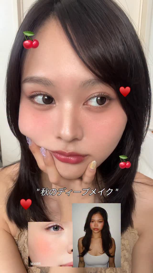 Instagram post by @osiige for Dear Dahlia. Caption reads: 🍒♥️
DEAR DAHLIA（ディアダリア）
@deardahlia_japan....