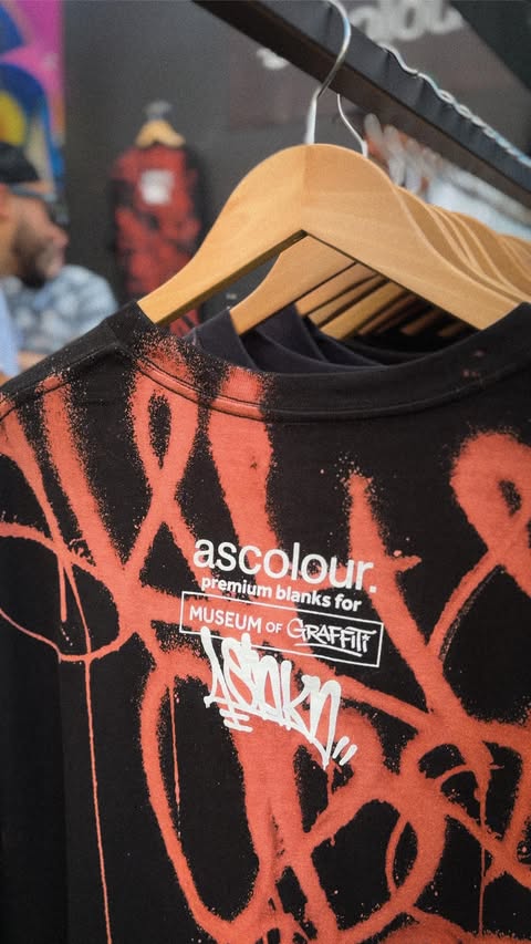 Instagram post by @4sakn_cbs for Museum of Graffiti. Caption reads: [...] 2025 wrapped ⚡️

We partnered with....