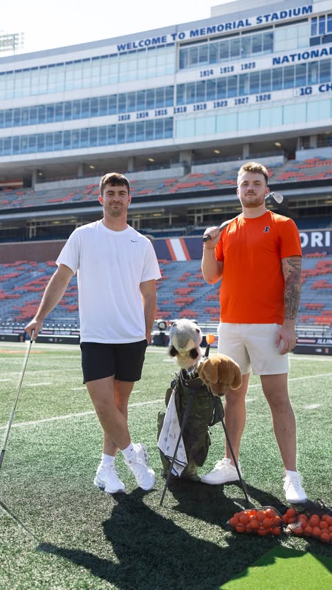 Instagram post by @cole.rusk for UScellular. Caption reads: #ad Teammates on the field and competitors on the....