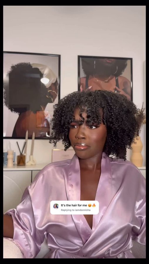Instagram post by @simonenicolee__ for Curlsqueen. Caption reads: [...] gonna tell me otherwise 🤷🏾‍♀️ Hair:....