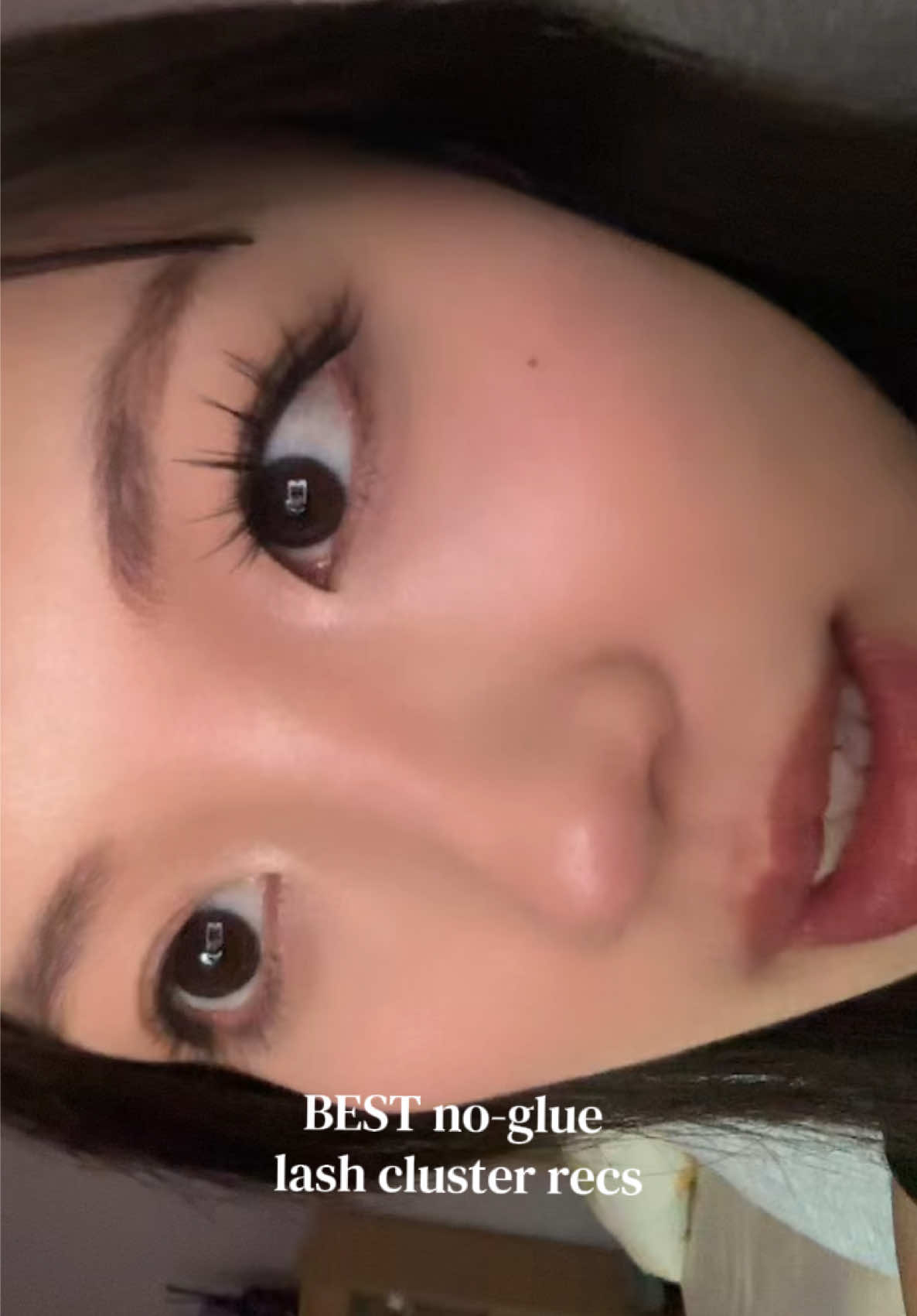 TikTok post by @seaweedjello for Ninetynine Dreams. Caption reads: [...] found my new fav lash style 🤭....
