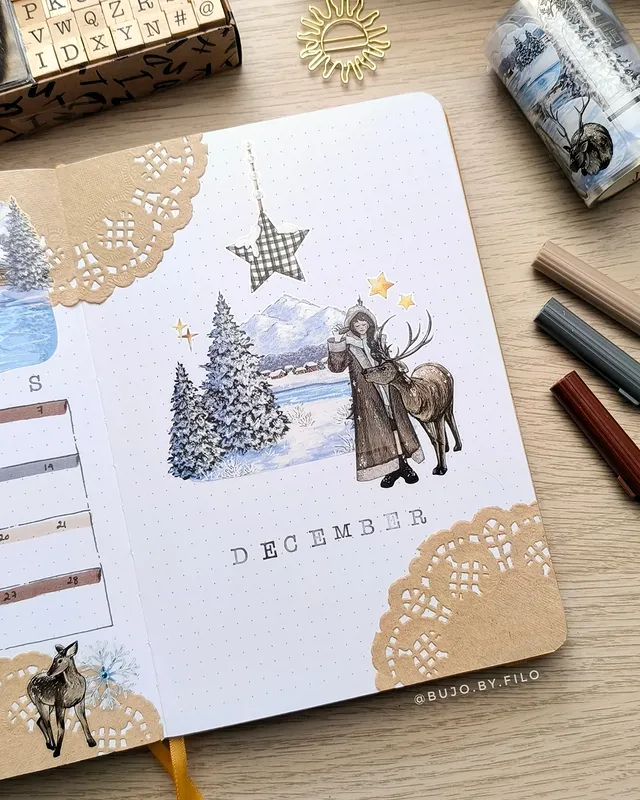 Instagram post by @bujo.by.filo for The Washi Tape Shop. Caption reads: [...] and Crystal garden stickers from....