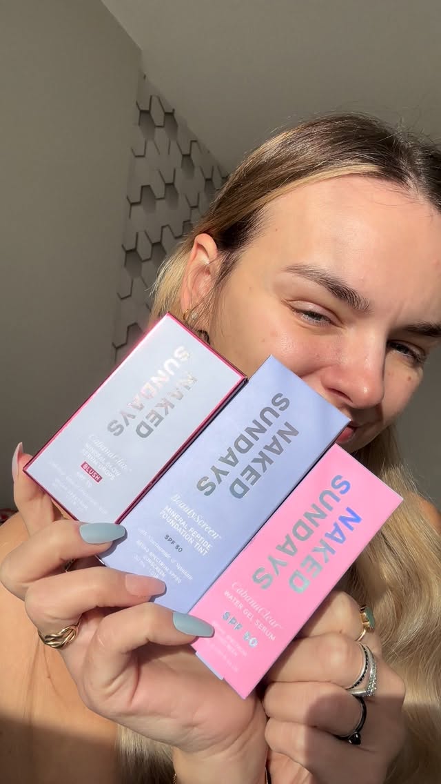 Instagram post by @angelai10000 for NAKED SUNDAYS. Caption reads: ☀️ Just got my hands on a few goodies from Naked....