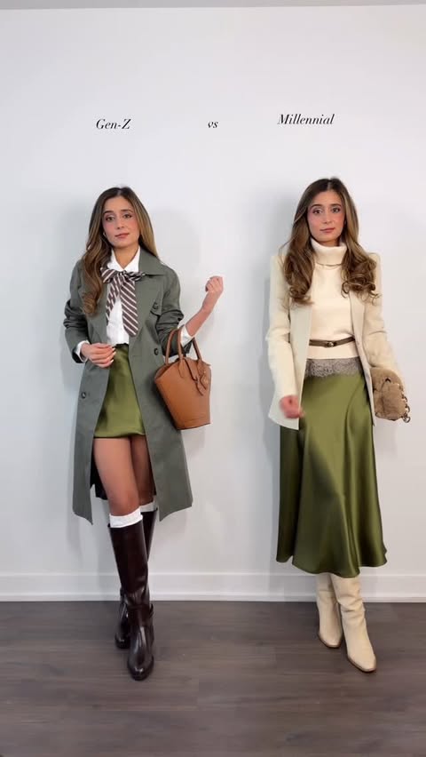 Instagram post by @sharonnijhawan for Zeagoo. Caption reads: Gen Z or Millennial, which would you choose? Save....