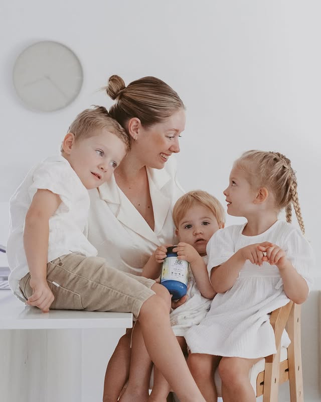 Instagram post by @thegardnerstory__ for Natures Farmer Sea. Caption reads: [...] whole family with nutrition! With....