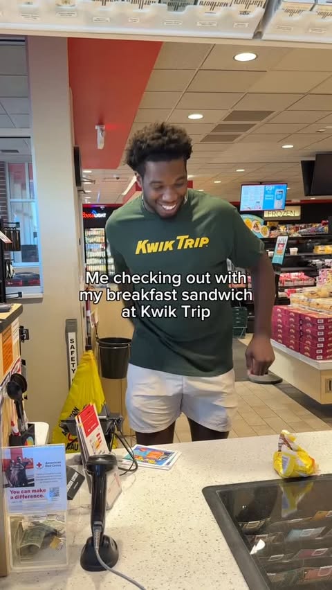 Instagram post by @edgerrin.cooper for Kwik Trip. Caption reads: Checks out @kwiktrip #kwiktrippartner.