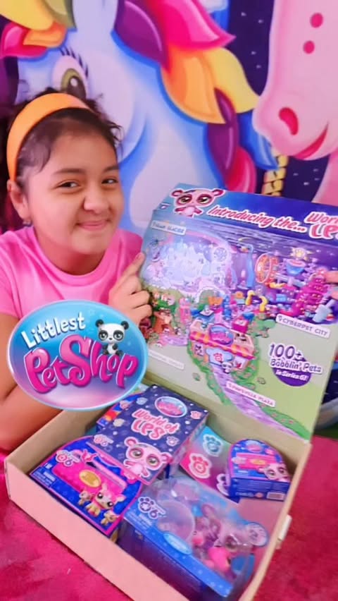 Instagram post by @therainbowfamilyfun for Basic Fun!. Caption reads: 🐾🌎✨ Welcome to the World of Littlest Pet Shop!....