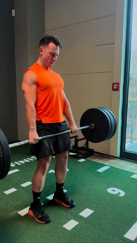 Instagram post by @olympic_fitness_lueneburg for LES MILLS. Caption reads: [...] #createdwithadidas @adidas x @lesmills.