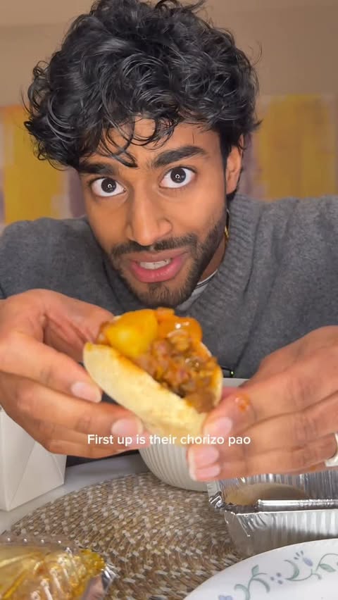 Instagram post by @vichrome for Grubhub. Caption reads: Might make this a weekly @grubhub order 😋 #ad The....