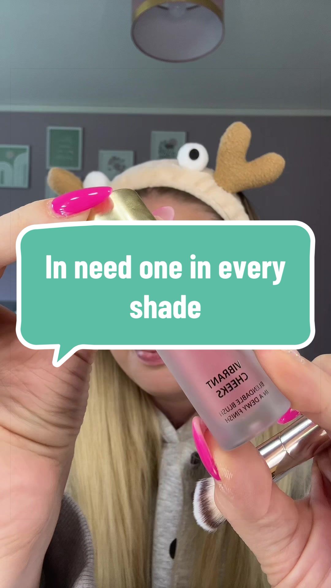 TikTok post by @lifewithmeand2 for Meroda Cosmetics. Caption reads: [...] All Day | 5ml #liquidblush #blush....
