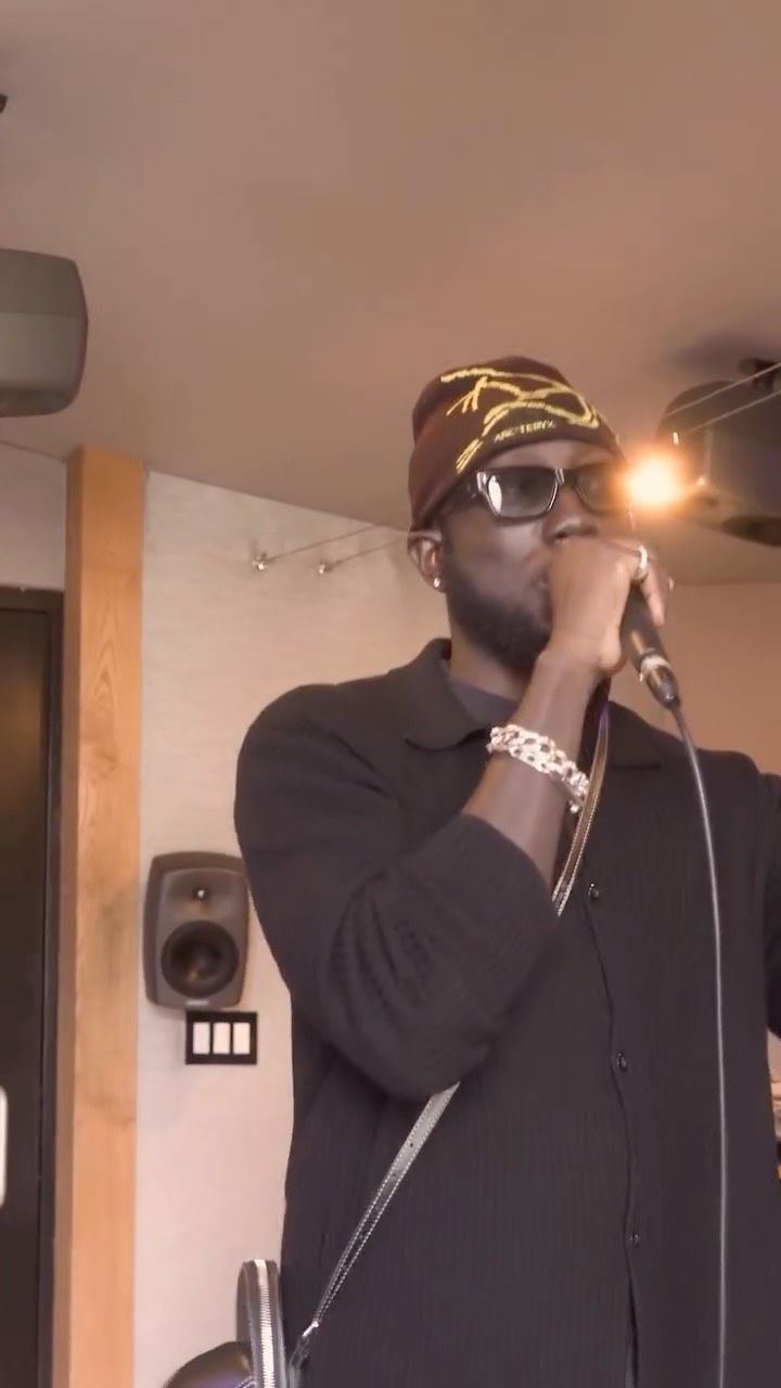 Instagram post by @bnyx for Mass Appeal. Caption reads: New #RhythmRoulette theme song? ✅ crowd....