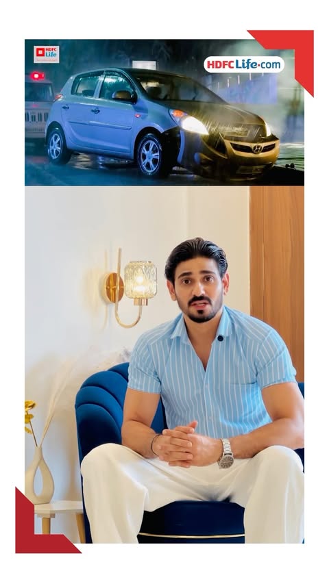Instagram post by @aamir_officialll for HDFC Life. Caption reads: [...] for the people who matter most. With HDFC....