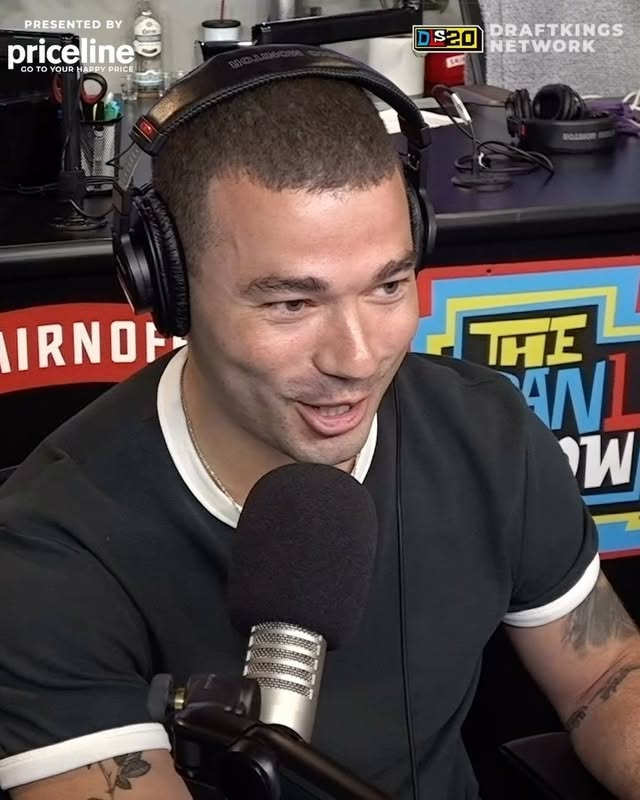 Instagram post by @taylorvippolis for Dan Le Batard Show with Stugotz. Caption reads: 🏀 Round of 32 Observations with @taylorvippolis....