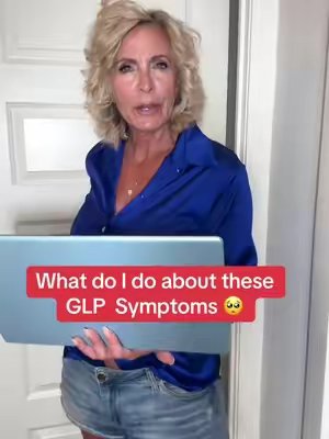 TikTok post by @dianeruggiero for Clean Nutra. Caption reads: [...] #looseskin #glp1 #glp #womenshealth @Clean....