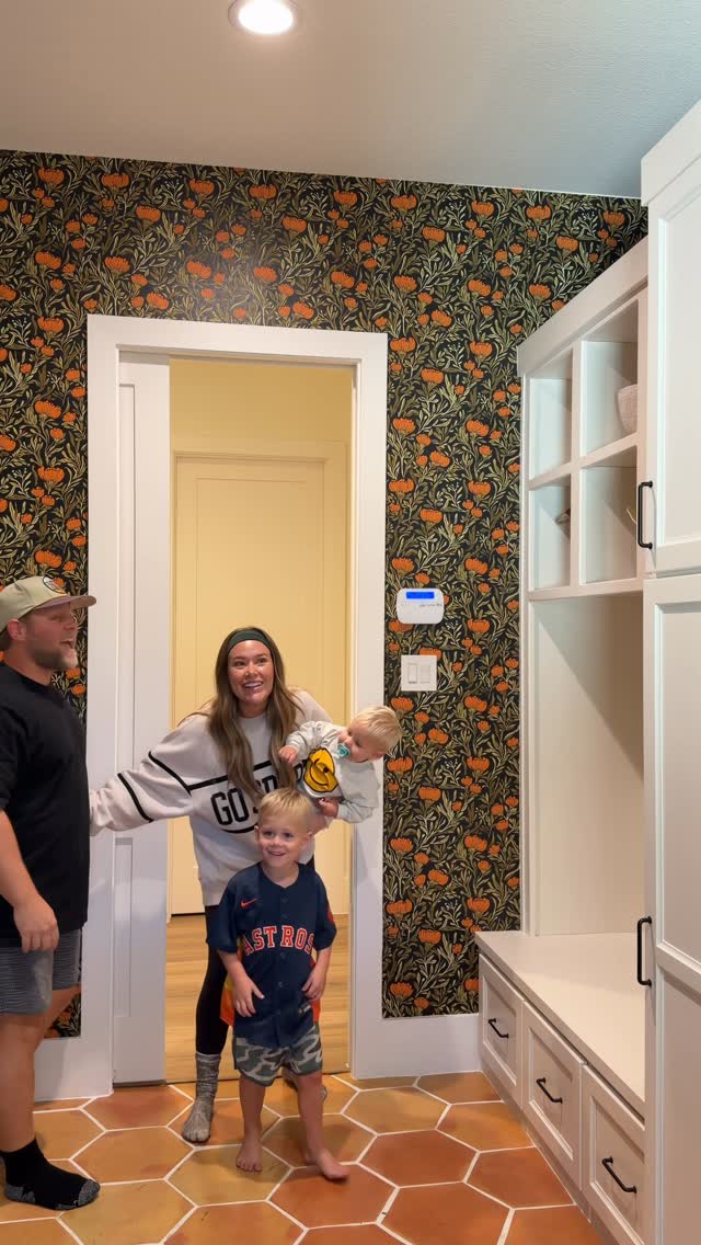 Instagram post by @michelleburrtx for Wallblush. Caption reads: The @wall.blush x @willowbrookfarmlife collab is....